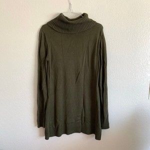 Green Turtleneck Sweater